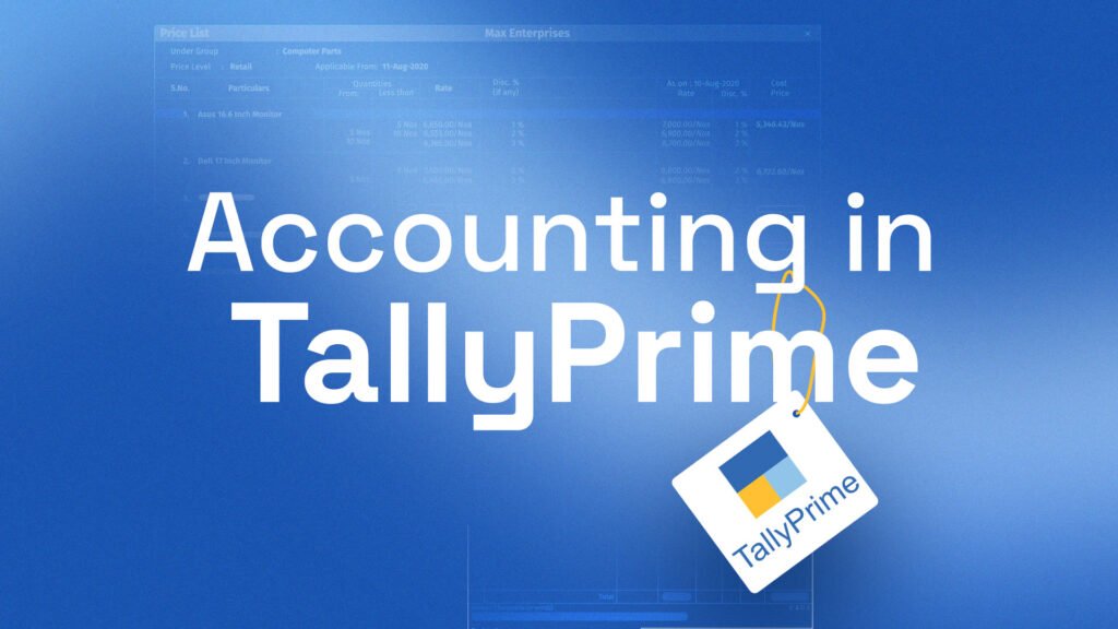 accounting in tally prime